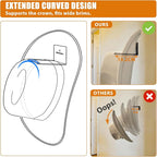 Metal Cowboy Hat Rack for Wall – Extended Curved Silicone Grip Holder, Fits All Hat Sizes, Protects Large Brim Hats, Universa