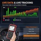 OBD2 Scanner with Battery Tester - Vehicle Code Reader for Check Engine Light, Plug and Play, Car Scanner Diagnostic Tool for