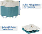 Temary Cubes Storage Baskets 12 Inch Cube Storage Bins for Shelf, Fabric Storage Cubes for Gift Empty Baskets for Home, Colla