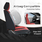 Coverado Car Seat Covers Full Set, Seat Covers for Cars, Front Seat Covers and Back Seat Cover Waterproof Leather Automotive 