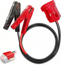M18 Jumper Cables for Milwaukee 18V Batteries | 2FT 8AWG Booster Cable with Alligator Clips | Jump Start Cars/RVs& Charge Tools | 392°F/200°C Silicone Wire Heat Resistant (Battery Not Included)