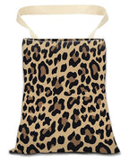 Car Trash Can, Durable Hanging Car Trash Garbage Bag, Cute Automotive Garbage Cans Organizer, Luxury Brown Leopard