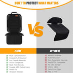 Siivton Car Seat Protector for Child Car Seat,Waterproof Car Seat Cover for Leather and Fabric Seats, 2 Mesh Pockets, Non-Sli