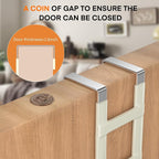 FYY Over The Door Hooks - 4 Pack Heavy Duty Dual-Hook Organizer Hanger with Non-Slip Rubber for Towels, Clothes, Hats & Bags 
