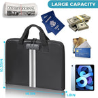 Accordion File Organizer with Combination Lock,Fireproof Expanding File Folder with Multi Pockets,13 Pockets Document Organiz