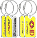 Forge Lost and Found Luggage Tags, Global Luggage Tracking Tag, WorldTracer Compatible, Travel Sentry Powered Baggage ID Syst