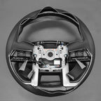 MEWANT Hand Stitch Steering Wheel Cover for Toyota Tacoma 2024 Tundra 2024 DIY Black Steering Wheel Protector Wrap