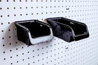 WallPeg Pegboard Bins - 6 Each 7" & 6 Each 5" ORGANIZING Bins - Hooks to Peg Board Panel Organize Hardware Arrange Accessorie