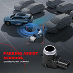 Parking Assist Sensor Compatible with Dodge Ram 1500 2500 3500 Journey Durango,Jeep Commander Liberty Grand Cherokee,1PCS Rev