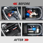 2PCS Center Console Organizer Tray and Armrest Storage Box Compatible with Toyota RAV4 2025 2024 2023 2022 2021 2020 2019 Insert Secondary Storage box Accessories