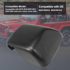 Driver Side Mirror Cover for Wrangler JL 2018-2023, Gladiator JT 2020-2025, Replace 68361961AA Left Side Rearview Mirror Cap
