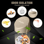 Car Trash Can Bin with Lid - 2 Packs Car Garbage Can Cup Holder - Beige Mini Leakproof Vehicle Garbage Bin with 40pcs Trash Bags-Automobile Organizers and Storage for Front Back Seat Accessories