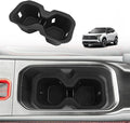 Muslogy Center Console Cup Holder Inserts Compatible with 2025 2026 Nissan Kicks Accessories Middle Console Armrest Front Drink Stopper Non-Slip Silicone Rubber Organizer Drink Cup Holder Organizer