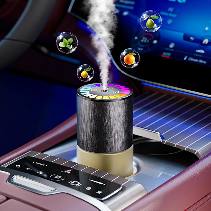 Car Air Freshener, Car Fresheners Long Lasting, Auto On/Off, 3 Adjustable Modes for Custom Scent Intensity, 150mL Large Capac