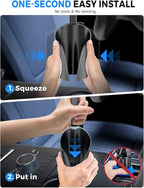 eSamcore Cup Holder Phone Holder, Unobstructed Cup Holder Phone Mount for Your Car Cupholder (2.5"-4") with Flexible C-Shaped