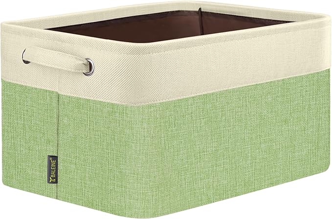 BALEINE 1 Pack Fabric Closet Storage Bins for Shelves, Linen Closet Organizers and Storage, Decorative Baskets for Organizing