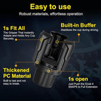 Cup Holder Expander (Adjustable Holder & Base, Auto-Fit Hold, One Button Open), Car Cup Holder Expander for Yeti, Hydro Flask