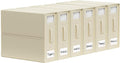 SheetCube Bed Sheet Organizers and Storage 6 Pack, Foldable Linen Closet Organizer with Window and Label, Bedding Folder Stor