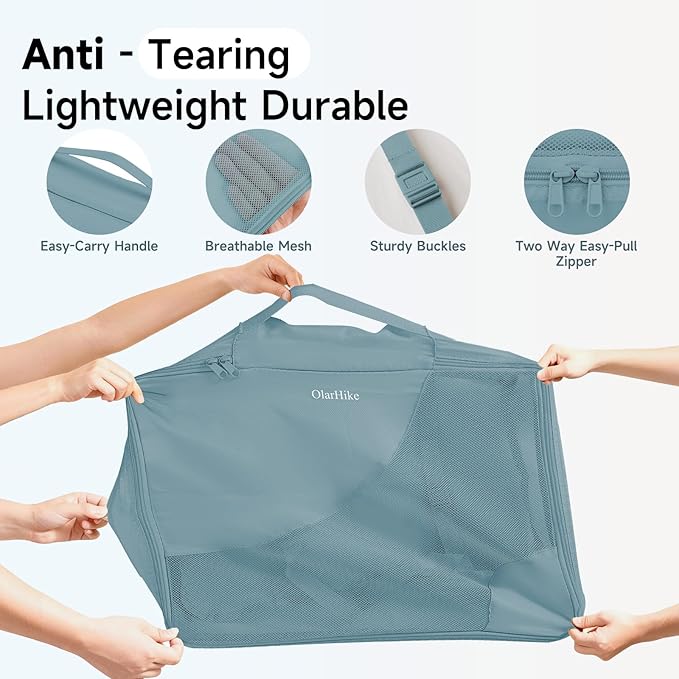 11 Set / 9 Set Packing Cubes for Travel,Gifts for Women Mom Kids,TSA Approved Bags for Makeup, Cosmetic, Toiletry, Organizers
