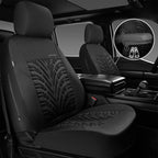 CAR PASS Neoprene Waterproof Seat Covers,Wetsuit Car Seat Covers Front Seats Universal Fit for Vans, Truck, SUV Two Front Onl