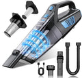 Handheld Vacuum Cordless, 15000PA Strong Suction Hand Held Car Vacuum Cleaner Portable with Multi-Nozzles & Washable Filter, 