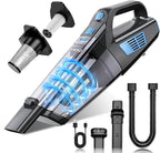 Handheld Vacuum Cordless, 15000PA Strong Suction Hand Held Car Vacuum Cleaner Portable with Multi-Nozzles & Washable Filter, 