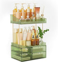 SNSLXH 4 Drawers Makeup Organizer - 4 Tier Makeup Storage, Cosmetics Organiser, Ideal for Cosmetic, 4 Dividers with Drawers f