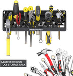 UNITEDPOWER Wall Mount Tool Storage Rack, Screwdriver Holder, Pliers Organizer, Wrench Utility Shelf, 51 Holes for Variety of