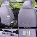 Coverado Seat Covers, Car Seat Covers Front Seats, Car Seat Cover, Car Seat Protector Waterproof, Car Seat Cushion Nappa Leat