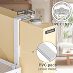 LUCYCAZ Adjustable Over The Door Hooks Organizer, Hanger Storage with 10 Coat Hooks & 2 Mesh Basket, Over The Door Towel Rack