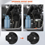 2 Pack Newlest 2 in 1 Phone Mount for Car Cup Holder with Adjustable Base, Phone Holders for Car Cupholder, No Shaking 360° F