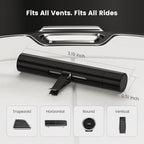 2Pcs Car Air Freshener Vent Clips, Car Diffuser Essential Oils Kit with 5 Different Essential Oils (0.34oz Each) & 12 Refill 