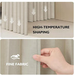 Jilron 100% Blackout Fabric Folding Door Curtain with Magnetic Closure - Accordion Style for Sliding Doors, Closets,Wardrobe 