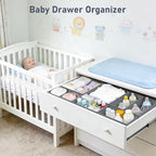 DIMJ Drawer Organizer Clothes- 26 Pack Baby Dresser Organizer for Nursery, Small Fabric Closet Drawer Organizer Bins for Unde