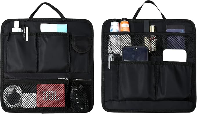 Surblue Backpack Organizer Insert Liner Hanging Travel Rucksack and Handbag Insert Pocket, High-capacity Divider Foldable Nyl