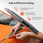 TECKWRAP Vinyl Wrap Tool Kit Window Tint Kit Tools Car Wrap Kit, Squeegee, Retractable Utility Knife, Safety Vinyl Cutter, Vinyl Wrap for Car, Window Tint Car Wrap Vinyl