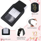 Amylove Bulk Luggage Tags Wedding Favors Adventure Begins Luggage Tags for Guests Travel Tag for Suitcase Bridal Gift 24 Pack