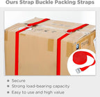 Riakrum 15 Pack 16 Feet Lashing Straps Adjustable Kayaks Tie Down Cam Buckle Straps with Buckles up to 250lbs for Cargo, Luggage, Motorcycles, Truck, Car Roof Rack, Sup Surfboard(Red)