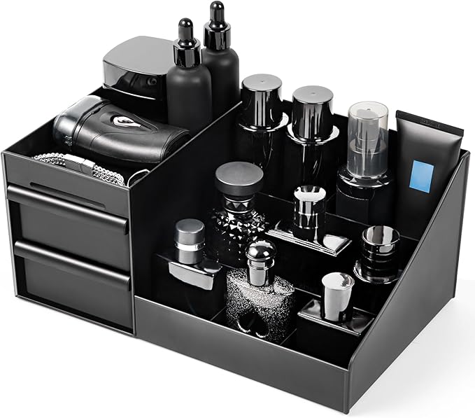 EXIN DECHEN Cologne Organizer for Men,Cologne Stand,Organizador de Perfumes,Estante Para Perfumes,Dresser Organizer Counterto
