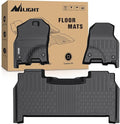 Nilight TPE Floor Mats for 2019 2020 2021 2022 2023 2024 Dodge Ram 1500 New Body Crew Cab with Rear Storage Box,All Weather Custom Fit Heavy Duty Floor Liners