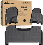 Nilight TPE Floor Mats for 2019 2020 2021 2022 2023 2024 Dodge Ram 1500 New Body Crew Cab with Rear Storage Box,All Weather Custom Fit Heavy Duty Floor Liners