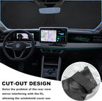 for Cadillac Escalade SRX XT5 XT6 STS DTS XT4 DeVille 2017 2018-2022 2023 2024 Windshield Sun Shade- Car Sunshades for Front Windows Shield Cover Custom Fit Cadillac SRX 2025 Accessories Sun Visor