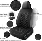 Leather Car Seat Covers, Breathable and Waterproof Napa Leather Automotive Seat Cover, Universal Interior for Cars, Sedans, S