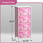 Sorbus Dresser Storage Tower, Organizer Drawers for Closet Boys & Girls Bedroom, Bedside Furniture, Chest for Home, College D