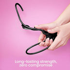 Utopia Home Plastic Hangers 100 Pack - Perfect Space Saving Clothes Hanger - Durable and Strong - Perfect Closet Organizers w