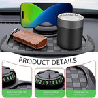 Universal Silicone Car Phone Holder Mount Anti Slip Dashboard Mat, Non Skid Pad, Multi Function Vehicle Organizer for Sunglas