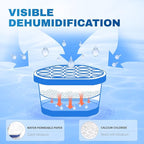 Vacplus Moisture Absorbers 6 Pack, Portable Humidity Absorber Boxes for Your Bathroom, Closet & Car, Dehumidifier with