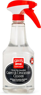 Griot's Garage Odor Neutralizing Carpet and Upholstery Cleaner for Car Floor Mats, Upholstery, Microfiber Seats, Household Fa