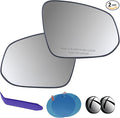 EAP Pair of Passenger & Driver Side Mirror Glasses Compatible with Toyota RAV4 2013-2025, 4runner 2014-2024, Tacoma 2016-2025, Heated