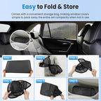 KUST Car Window Shades for 2017-2022 Honda CR-V CRV Accessories, Breathable Mesh Magnetic Window Covers, Rear Back Side Window Sun Shades UV Block Privacy Protection for Baby Camping Napping 2PCS
